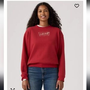 Levi's Rhinestone Crew Neck Sweater